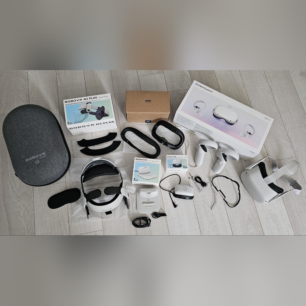 BOBO M2 Plus Quest 2 -VR Headset - White 512GB